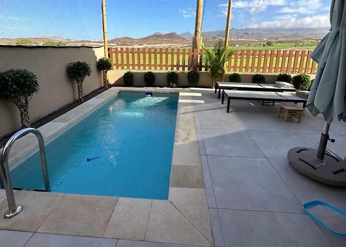 Golf Tenerife South Xx Wheel Accessible Shower Xx Free Wifi Xx Private Pool 30 Degrees Xx Two Terraces 30m2x60m2 Xxfree Parking Xx Mountain View Xx Flatscreen 65 Inch Xx * Сан Мигель