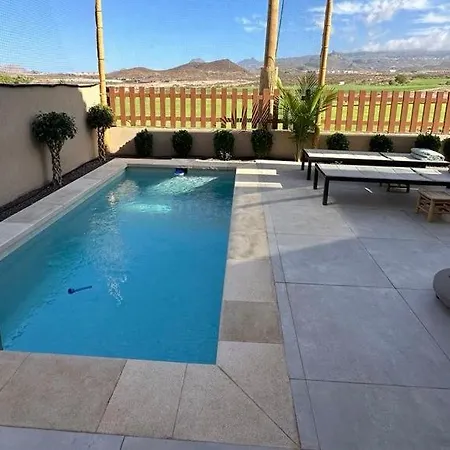 Golf Tenerife South Xx Wheel Accessible Shower Xx Free Wifi Xx Private Pool 30 Degrees Xx Two Terraces 30m2x60m2 Xxfree Parking Xx Mountain View Xx Flatscreen 65 Inch Xx * San Miguel de Abona