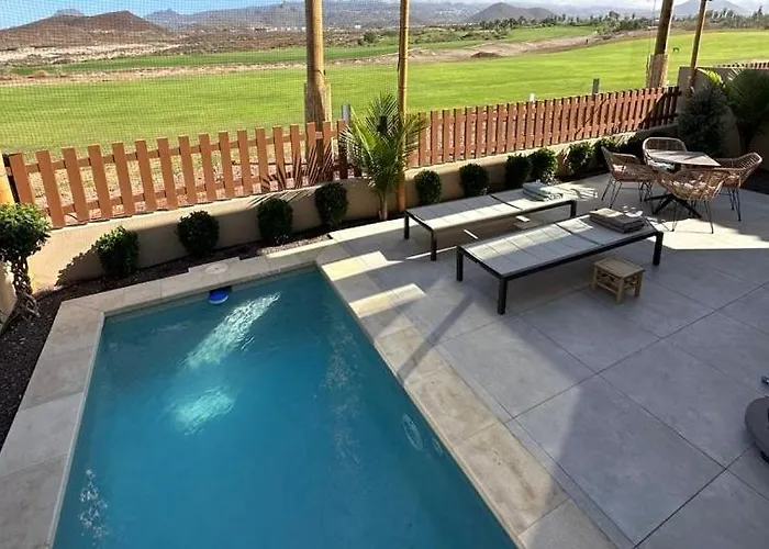 Golf Tenerife South Xx Wheel Accessible Shower Xx Free Wifi Xx Private Pool 30 Degrees Xx Two Terraces 30m2x60m2 Xxfree Parking Xx Mountain View Xx Flatscreen 65 Inch Xx San Miguel de Abona