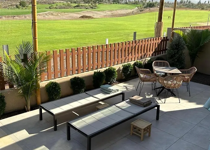 Golf Tenerife South Xx Wheel Accessible Shower Xx Free Wifi Xx Private Pool 30 Degrees Xx Two Terraces 30m2x60m2 Xxfree Parking Xx Mountain View Xx Flatscreen 65 Inch Xx