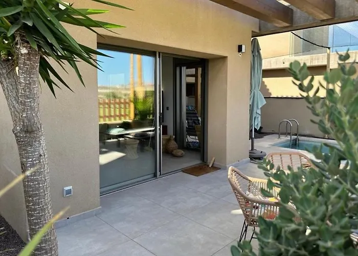 Golf Tenerife South Xx Wheel Accessible Shower Xx Free Wifi Xx Private Pool 30 Degrees Xx Two Terraces 30m2x60m2 Xxfree Parking Xx Mountain View Xx Flatscreen 65 Inch Xx Villa